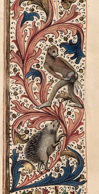 Illustration for article titled Bizarre and vulgar illustrations from illuminated medieval manuscripts